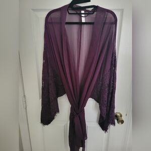 Cacique Lane Bryant Kimono Lingerie Robe